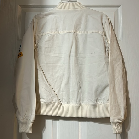 Carhart Cream Canvas Bomber Jacket Small - Picture 4 of 7